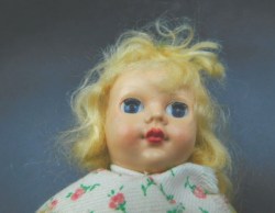 7 inch yellow dress england face